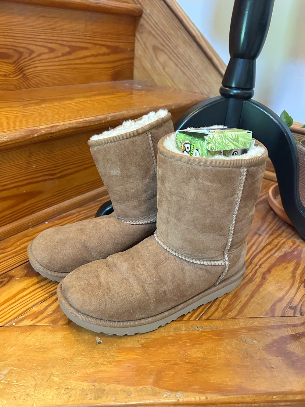 UGG Suede Ankle Boots in Taupe